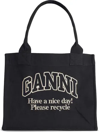 Ganni Easy Brown Tela Shopping