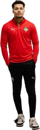 Puma Marokko Teamfinal Trainingspak Rood 2025/2026 - Heren - Trainingspakken - Veelkleurig - S - Katoen - Fitness
