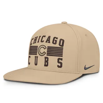 Nike Chicago Cubs Pro Nike Mens AeroBill MLB Adjustable Hat in Brown | NB510GT5EJ-QTH