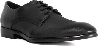 Dune London Mens Solly - Leather Gibson - Black - Size UK 9