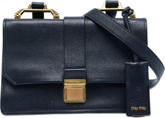 Miu Miu Pre-owned Miu Miu Goatskin Madras Crossbody Ladies MY4G41DD4INK2TMV