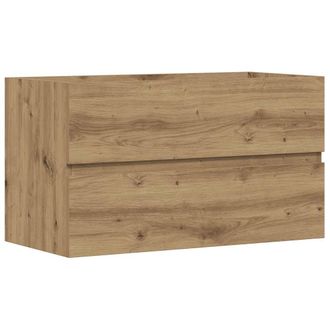 vidaXL Mobile Lavabo Rovere Artigianale 90x38,5x45 Cm In Truciolato - Vidaxl