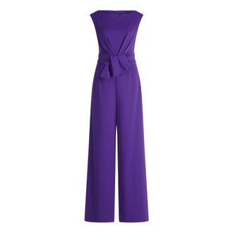 Vera Mont Jumpsuit met wijde pijpen - Dames - Jumpsuits & Playsuits - Paars - Maat: M