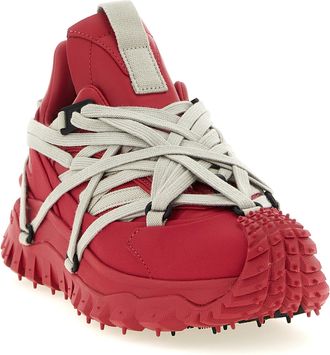 Rick Owens Womens Multicolor Cowhide Athletic Sneakers