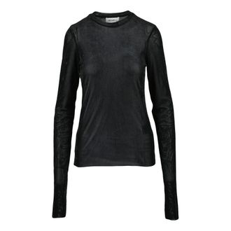 Meimeij Dames, Tops, Zwart, Maat: XS Poliester