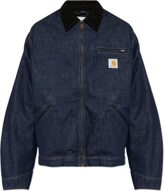 Carhartt Work in Progress OG Detroit Jacket - Heren - Spijkerjassen - Blauw - S - Katoen - Jassen