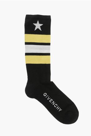 Givenchy Cotton Terry Socks with Contrasting Bands size 43-46