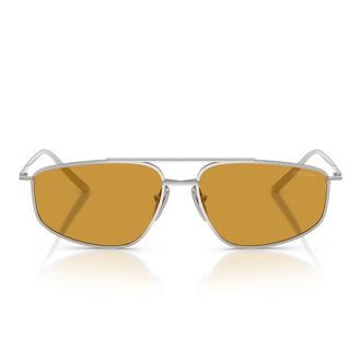 Prada Sunglasses Prc51 S 1 Bc50 P Silver/Dark Honey Women