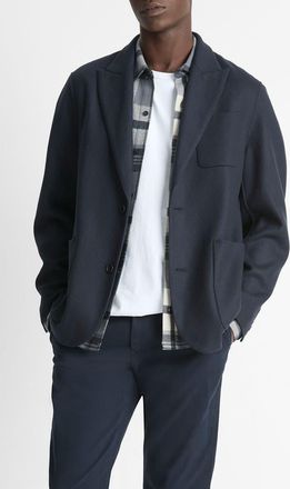 Vince Splittable Wool Blend Sport Coat in Coastal at Nordstrom, Size Xx-Large