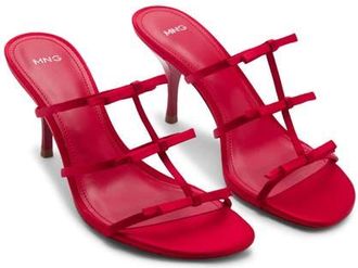 Mango Slide Sandal in Red at Nordstrom, Size 6.5Us