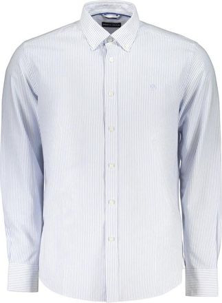 North Sails BD Long Sleeve Shirt - Heren - Casual Overhemden - Blauw - S - Leer - Overhemden