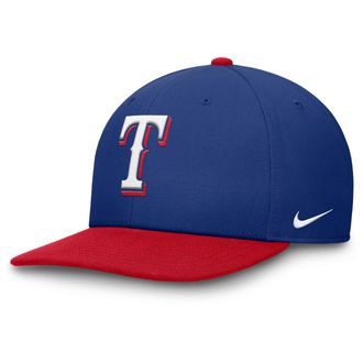 Nike Texas Rangers Pro Nike Mens Dri-FIT MLB Adjustable Hat in Blue | NB13199NTER-8KY