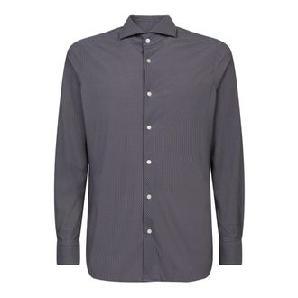 Dell'Oglio Ar 25Wr 11Ca Nep 46 200 - Heren - Casual Overhemden - Blauw - XL - Overhemden