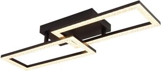 Globo Lighting plafón - SAPENA - negro - metal - LED - 67328-20