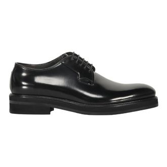 Moorer Business Shoes, male, Black, Size: 9 US Campini Leather Shoe