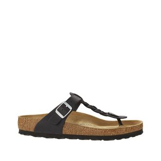 Birkenstock Teenslippers in vet leer Gizeh Braided