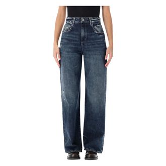 Icon Denim Los Angeles Poppy Straight Jeans - - Jeans - Donna - Blu - W26