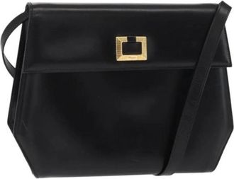 Ferragamo Pre-owned Leren Schoudertas - Dames - Vintage Schoudertas - Zwart - ONE Size - Leer - Vintage