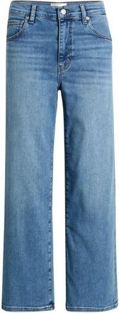Frame Denim Womens The Mellow Ankle Straight Leg Jeans, Flip