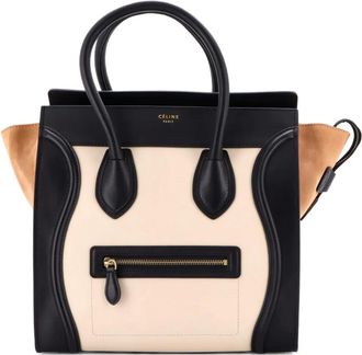 Celine Bicolor Luggage Bag Leather Micro tote bag - Veelkleurig