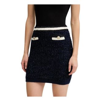 Guess Mujer, Faldas, Azul, Talla: L