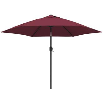 vidaXL Umbrilla Externo Con Metal Despu&eacute;s De 300 Cm De Bordey Rojo