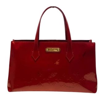 Louis Vuitton Pre-owned Handbags, female, Red, Size: ONE SIZE Pre-owned Wilshire PM Vernis Handbag