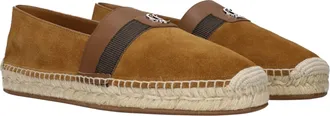 Christian Louboutin Mens Brown Leather Espadrilles Shoe