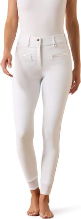 Ariat Womens Tri Factor Allure Knee Patch Riding Breech in White, Size 30, by Ariat