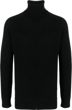 Roberto Collina Coltrui - Heren - Coltruien - Zwart - 2XL - Wol - Truien & Vesten