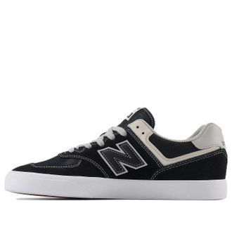 New Balance Numeric 574 Shoes Black White NM574VCB