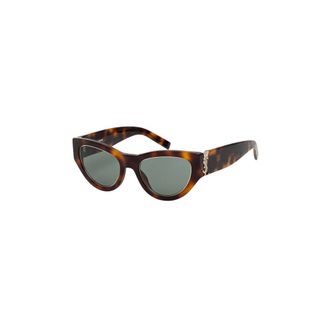 Saint Laurent Zonnebrillen - Dames - Accessoires - Bruin - Maat: 52 MM