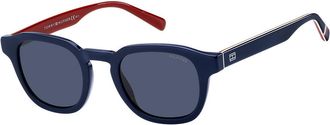 Tommy Hilfiger TH 1855/RE/S PJP/KU Mens Sunglasses Blue Size 47