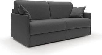 Divani.Store Sof&aacute; cama convertible en tela impermeable 149 cm antracita