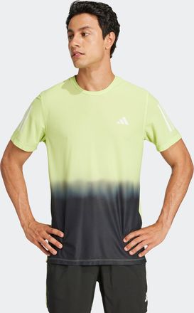 adidas Laufshirt ADIDAS PERFORMANCE OTR B CB TEE M, Herren, Gr. XL, gr&uuml;n (pulse lime), Obermaterial: 86% Polyester, 14% Elasthan, Rundhals, Shirts Laufshirt