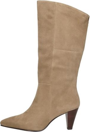 Tamaris Kuit Laarzen - Dames - Laarzen met Hak - Beige - 36 EU - Schoenen