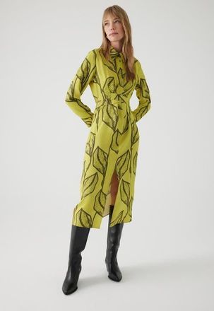 Exquise April Midi Shirt Dress in Green at Nordstrom, Size Xx-Large
