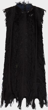 Alaia Fringed Shift Dress