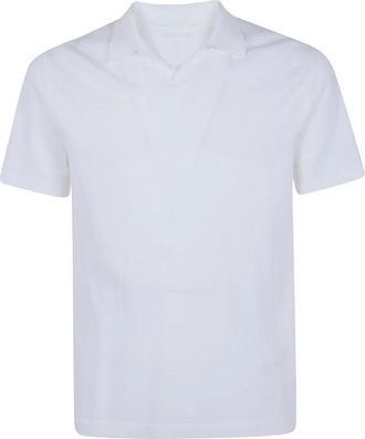Dondup Crepe Katoen F.14 Regular Fit Poloshirt - Heren - Polos - Wit - XL - Katoen - Tops
