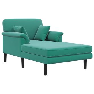 vidaXL Chaise Longue Tuquesa Terciopelo Vidaxl