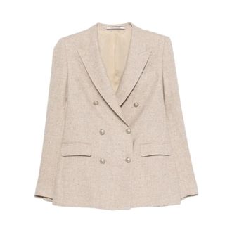 Tagliatore Blazers, female, Beige, Size: XL Giacca