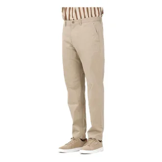 Tommy Hilfiger Broeken, Heren, Beige, W34, Katoen, Harlem Twill Tapered Leg Chinos