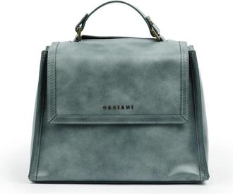 Orciani Kleine leren crossbody tas met stijl Sveva - Dames - Handtassen - Groen - ONE Size - Tassen