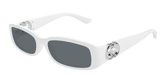 Gucci GG1661S 003 Womens Sunglasses White Size 54