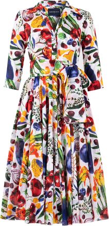 Samantha Sung Aster A-Line Midi Shirtdress