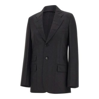 Victoria Beckham Blazers, female, Black, Size: 2XS Victoria Beckham Jackets