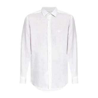 Etro Heren, Overhemden, Wit, Maat: 4XL Linnen