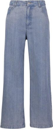Stoic MMXX. Kinna Jeans Wide Leg Freizeithose f&uuml;r Damen | grau