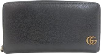 Gucci Pre-owned Wallets, female, Black, Size: ONE SIZE Pre-owned Long Wallet (Bi-fold)
