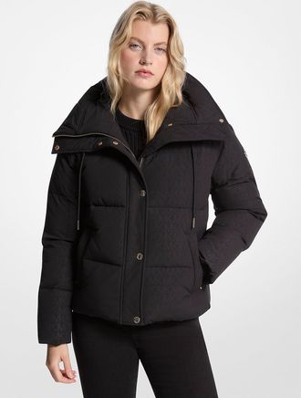 Michael Kors Signature Logo Quilted Puffer Jacket